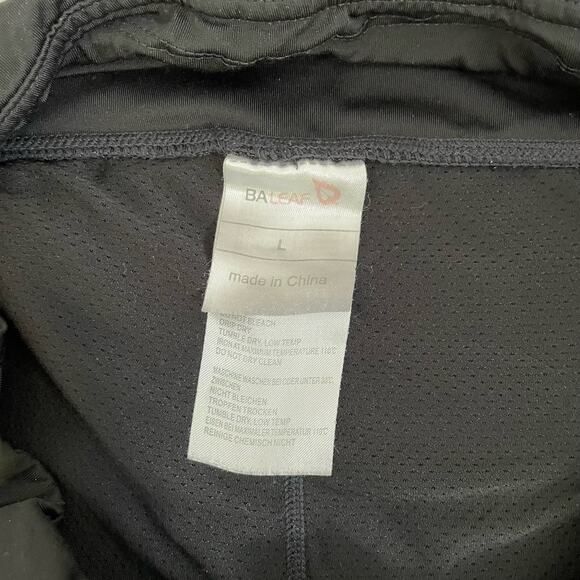 Baleaf Size L Black Skort Elastic Waist Polyester/Spandex Blend Pockets - Picture 5 of 9